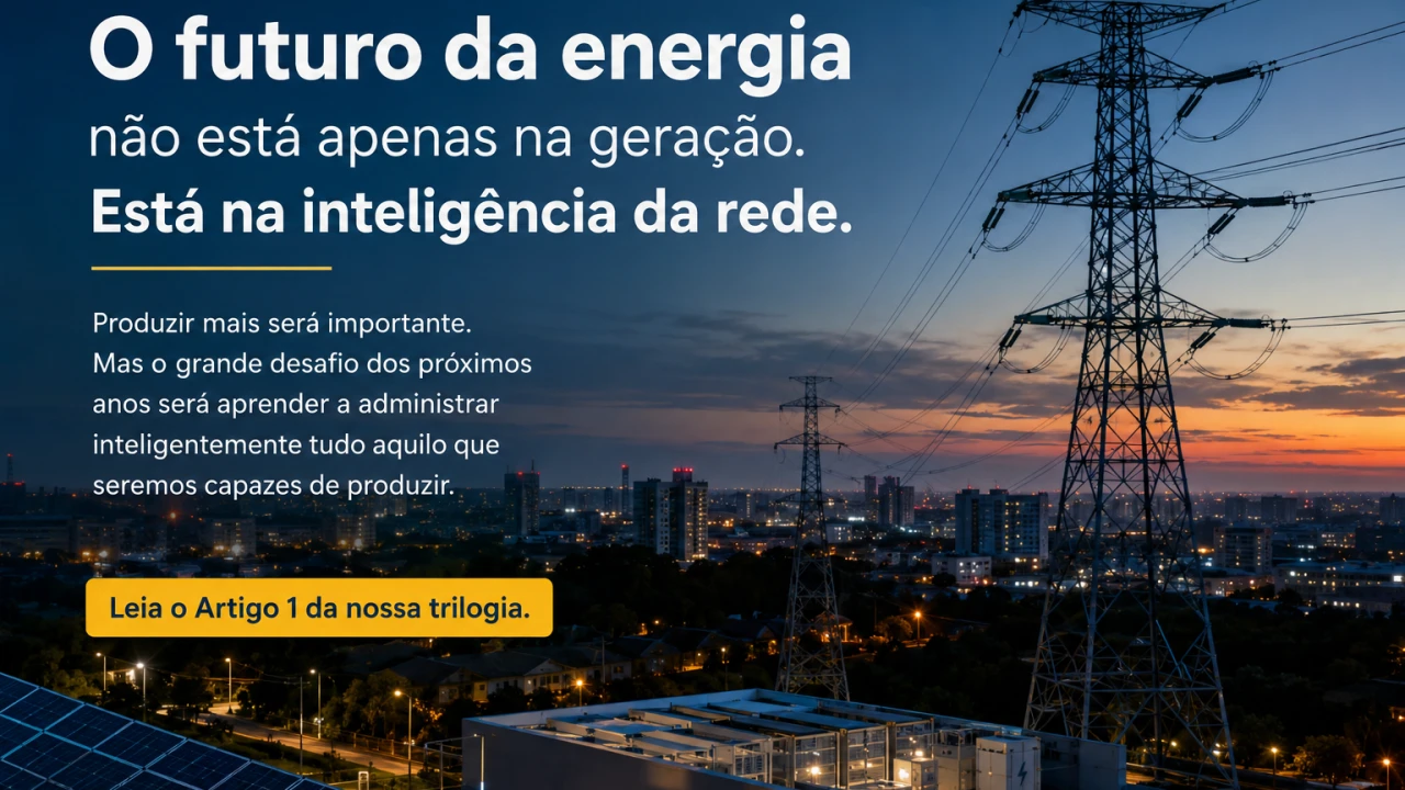 O futuro da energia não está apenas na geração. Está na inteligência da rede.