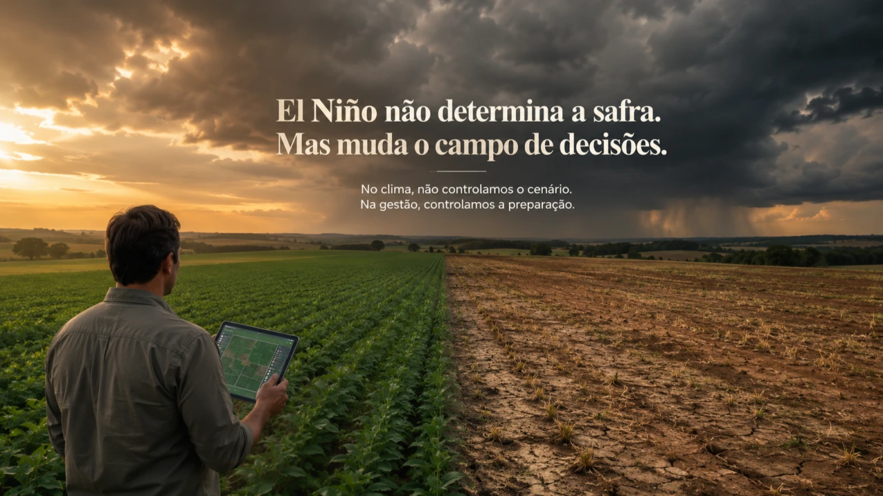 EL NIÑO NÃO DETERMINA A SAFRA. MAS MUDA O CAMPO DE DECISÕES.